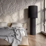 Торшер LOVOND ATMOSPHERE H189 Black с текстильным плафоном