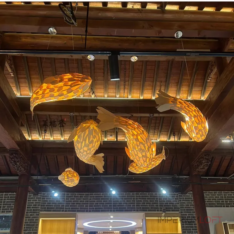 Люстра LOVOND SMALL FISH A L200 в форме рыбы
