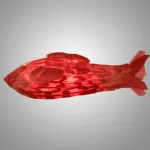 Люстра LOVOND SMALL FISH B L300 в форме рыбы
