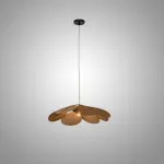 Подвесной светильник LOVOND PETALS Brown D50 в форме цветка