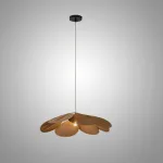 Подвесной светильник LOVOND PETALS Brown D80 в форме цветка