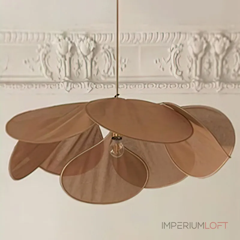 Подвесной светильник LOVOND PETALS Brown D50 в форме цветка