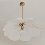 Подвесной светильник LOVOND PETALS White D50 в форме цветка