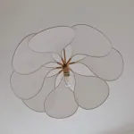Подвесной светильник LOVOND PETALS White D50 в форме цветка