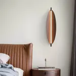 Настенный светильник LOVOND GLOW H68 с деревянным плафоном