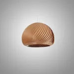 Подвесной светильник LOVOND VIGO D30 Brown с деревянными плафонами