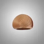 Подвесной светильник LOVOND VIGO D35 Brown с деревянными плафонами