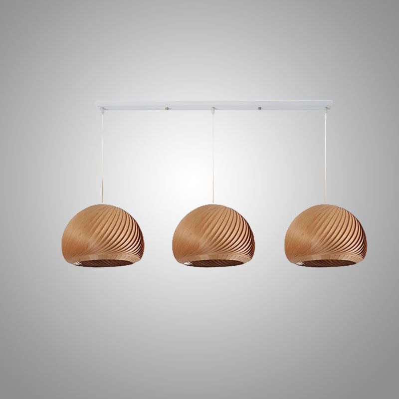 Подвесной светильник LOVOND VIGO D35 Brown Plank P3 с деревянными плафонами Подвесной светильник LOVOND VIGO D35 Brown Plank P3 с деревянными плафонами