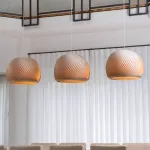 Подвесной светильник LOVOND VIGO D35 Brown Plank P3 с деревянными плафонами