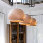 Подвесной светильник LOVOND VIGO D35 Brown Plank P3 с деревянными плафонами