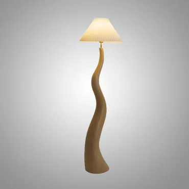 Торшер LOVOND CURVEWOOD Brown 3000K