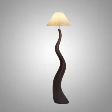 Торшер LOVOND CURVEWOOD Dark Brown 3000K 4000K 6000K с пультом