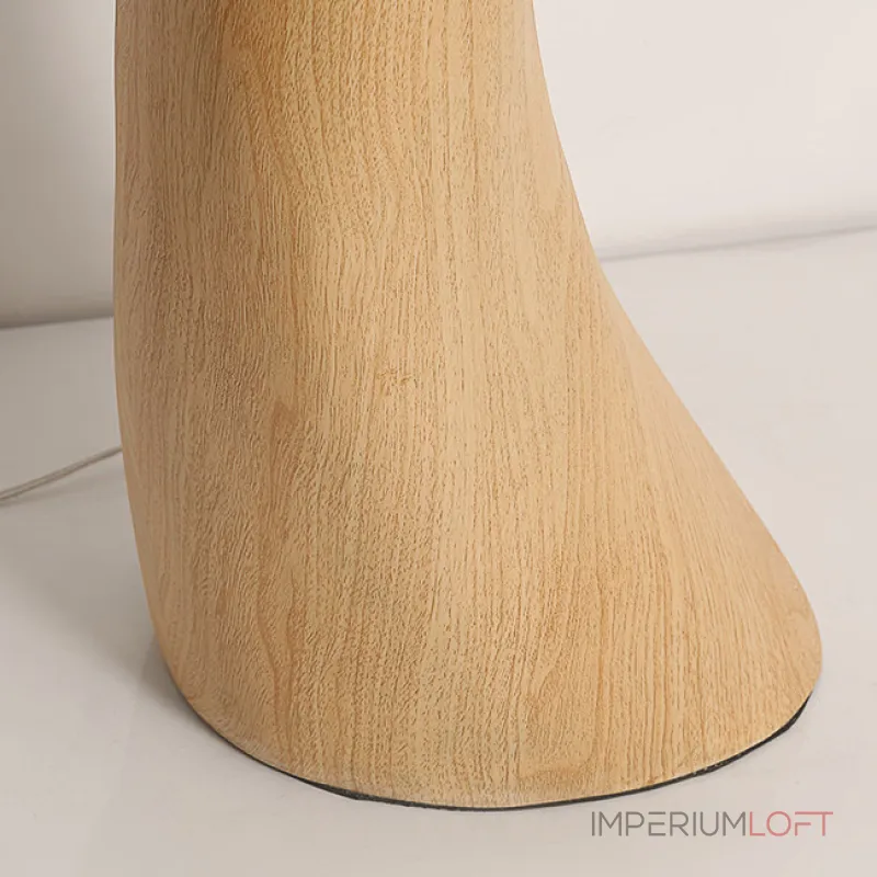 Торшер LOVOND CURVEWOOD Black 3000K 4000K 6000K с текстильным плафоном