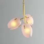 Люстра LOVOND LILIA P3 Pink с цветочными плафонами