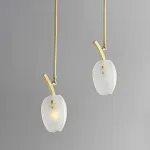 Люстра LOVOND LILIA P8 White с цветочными плафонами
