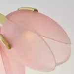 Люстра LOVOND LILIA P3 Pink с цветочными плафонами