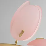 Люстра LOVOND LILIA P8 Pink с цветочными плафонами