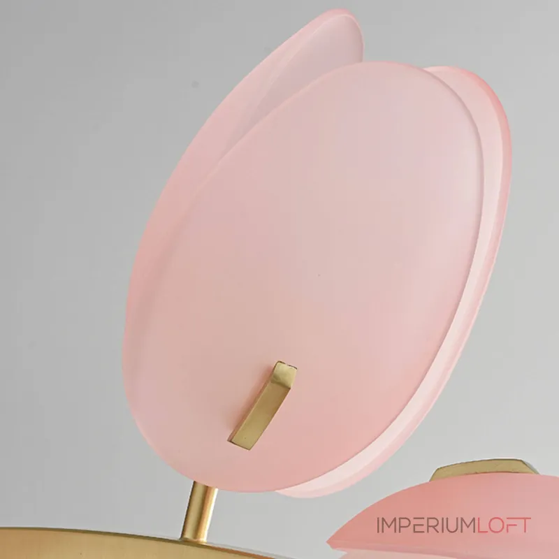 Люстра LOVOND LILIA P8 Pink с цветочными плафонами