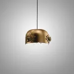 Люстра LOVOND DAME Gold D180 с фактурным плафоном