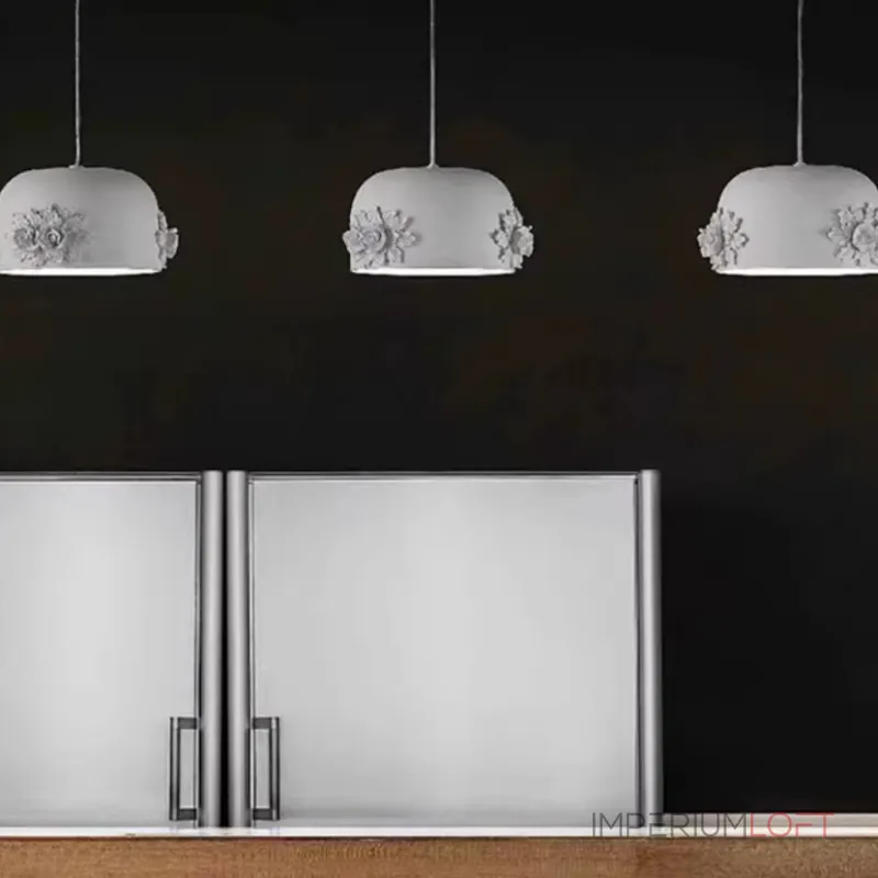 Люстра LOVOND DAME White D180 с фактурным плафоном