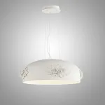 Люстра LOVOND DAME White D650 с фактурным плафоном