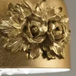 Люстра LOVOND DAME Gold D180 с фактурным плафоном