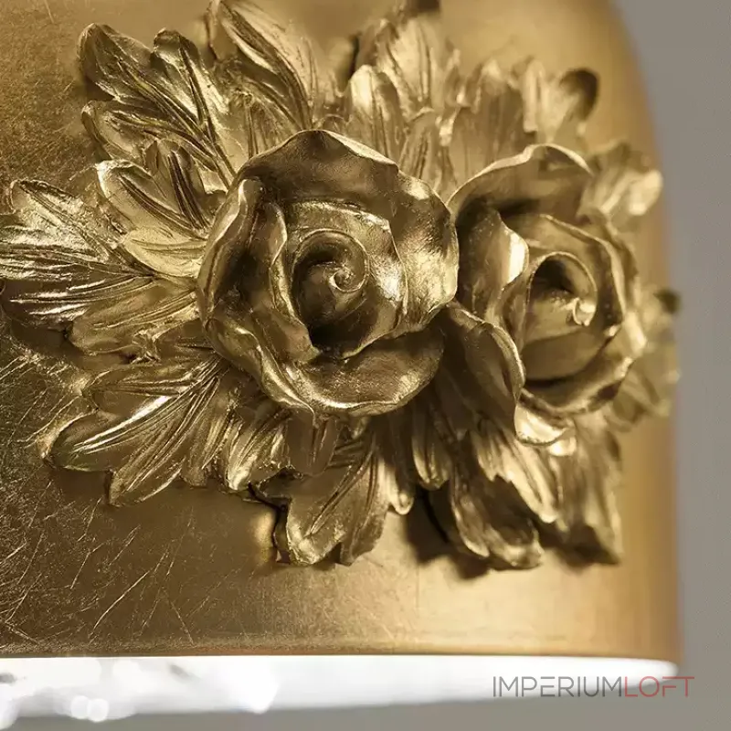 Люстра LOVOND DAME Gold D180 с фактурным плафоном