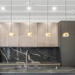 Люстра LOVOND DAME Gold D180 с фактурным плафоном