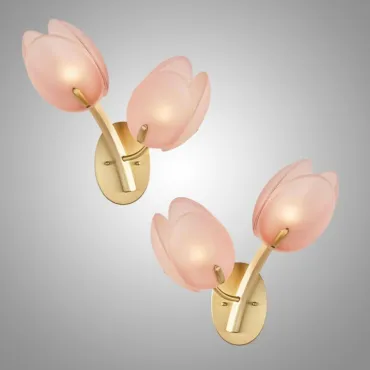 Настенный светильник LOVOND LILIA Pink P2 2шт
