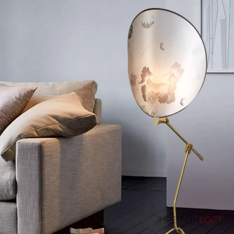 Торшер LOVOND AKIRA Beige в восточном стиле