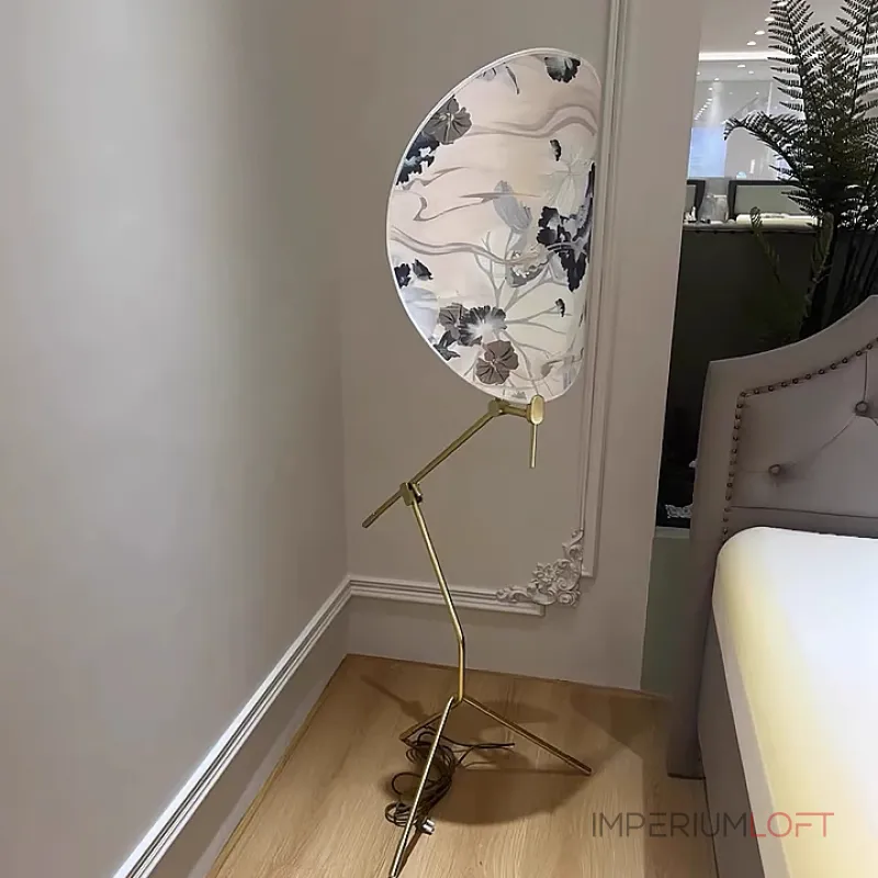 Торшер LOVOND AKIRA Beige в восточном стиле