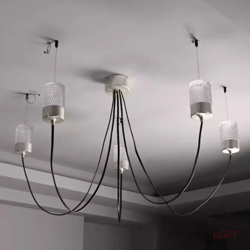 Люстра LOVOND GRAVITY Silver P5 воздушной конструкции