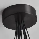 Люстра LOVOND GRAVITY Black P5 воздушной конструкции