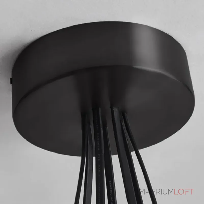 Люстра LOVOND GRAVITY Black P5 воздушной конструкции