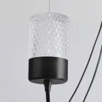 Люстра LOVOND GRAVITY Black P5 воздушной конструкции