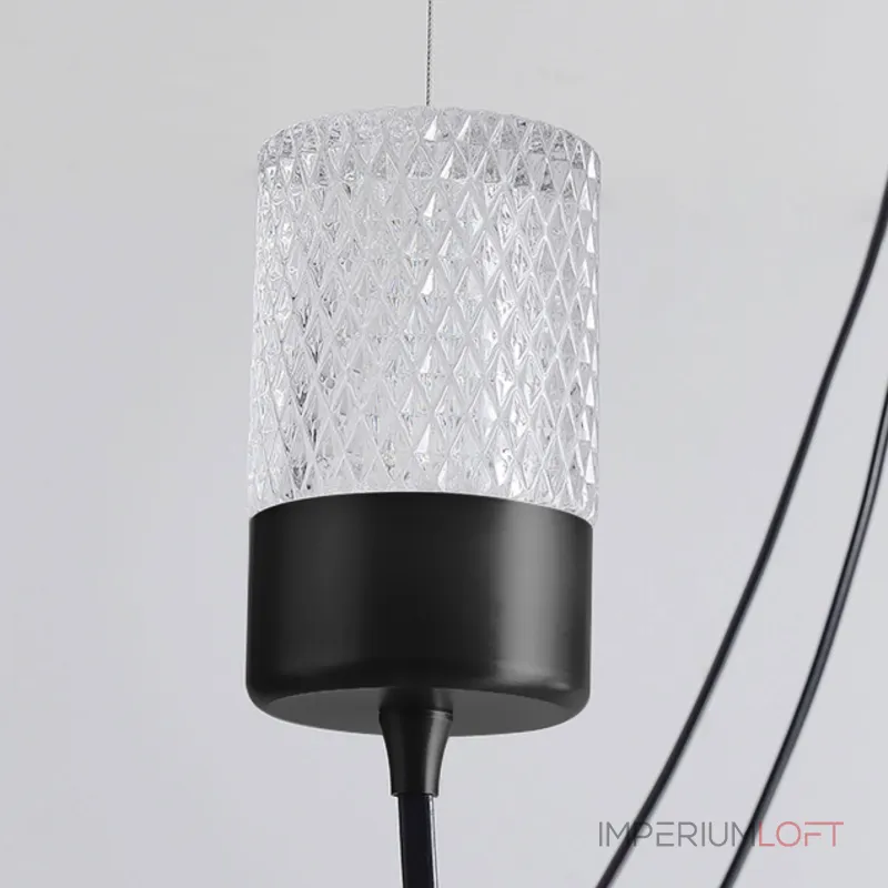 Люстра LOVOND GRAVITY Black P5 воздушной конструкции