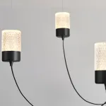 Люстра LOVOND GRAVITY Black P5 воздушной конструкции