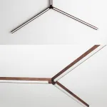 Потолочный светильник KONOHA TRIO L105 Walnut 3000K