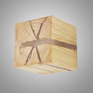 Настенный светильник KONOHA CUBE A Light Brown с проводом