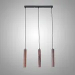 Подвесной светильник KONOHA WOOD ECHO Dark Brown P3 4000K с деревянными плафонами