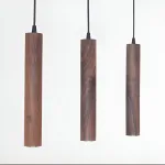 Подвесной светильник KONOHA WOOD ECHO Dark Brown P3 4000K с деревянными плафонами
