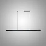 Подвесной светильник LANHU LONG Black L150 лаконичного дизайна 