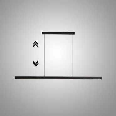 Подвесной светильник LANHU LONG Black L150 с лифтом