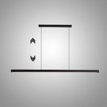 Подвесной светильник LANHU LONG Black L180 с лифтом