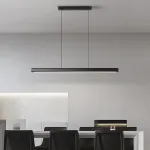 Подвесной светильник LANHU LONG Black L120 с лифтом лаконичного дизайна 