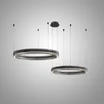 Подвесной светильник LANHU BLIK P2 D60 D80 Black Mijia со стеклянными плафонами