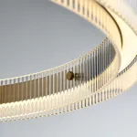 Подвесной светильник LANHU BLIK D100 Gold Tmall со стеклянными плафонами