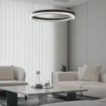 Подвесной светильник LANHU BLIK D80 Black Tmall со стеклянными плафонами