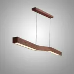 Подвесной светильник LANHU WOOD L150 Tmall Elf с деревянным плафоном