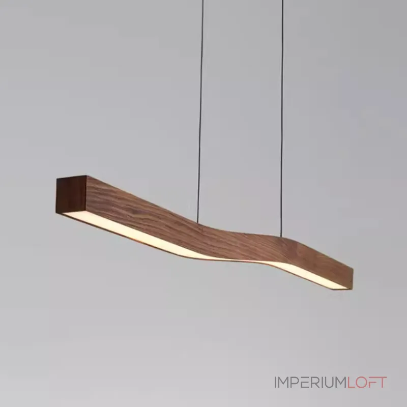 Подвесной светильник LANHU WOOD L150 Tmall Elf с деревянным плафоном